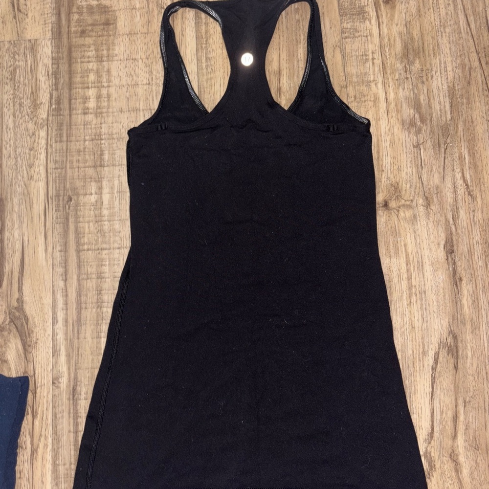 Lululemon Athletica - Black Racerback Tank Top- Size 2
